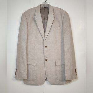 Perry Ellis Men's Tan classic fit blazer size (40)Reg